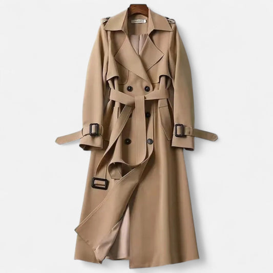 Gabardina Mujer Vintage Corte Moderno Clásico - Mavetta