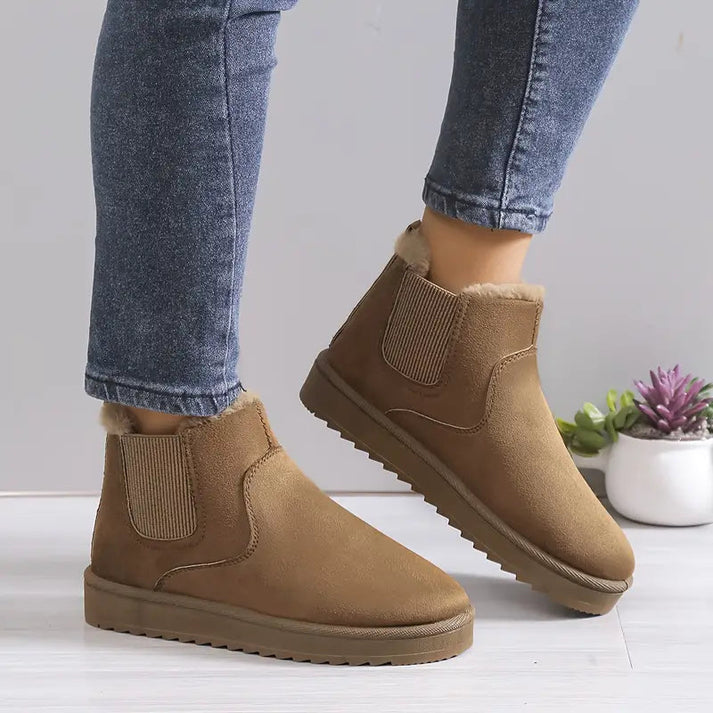 Botines Mujer Sintético con Forro de Borrego Ajuste Clásico - Mavetta