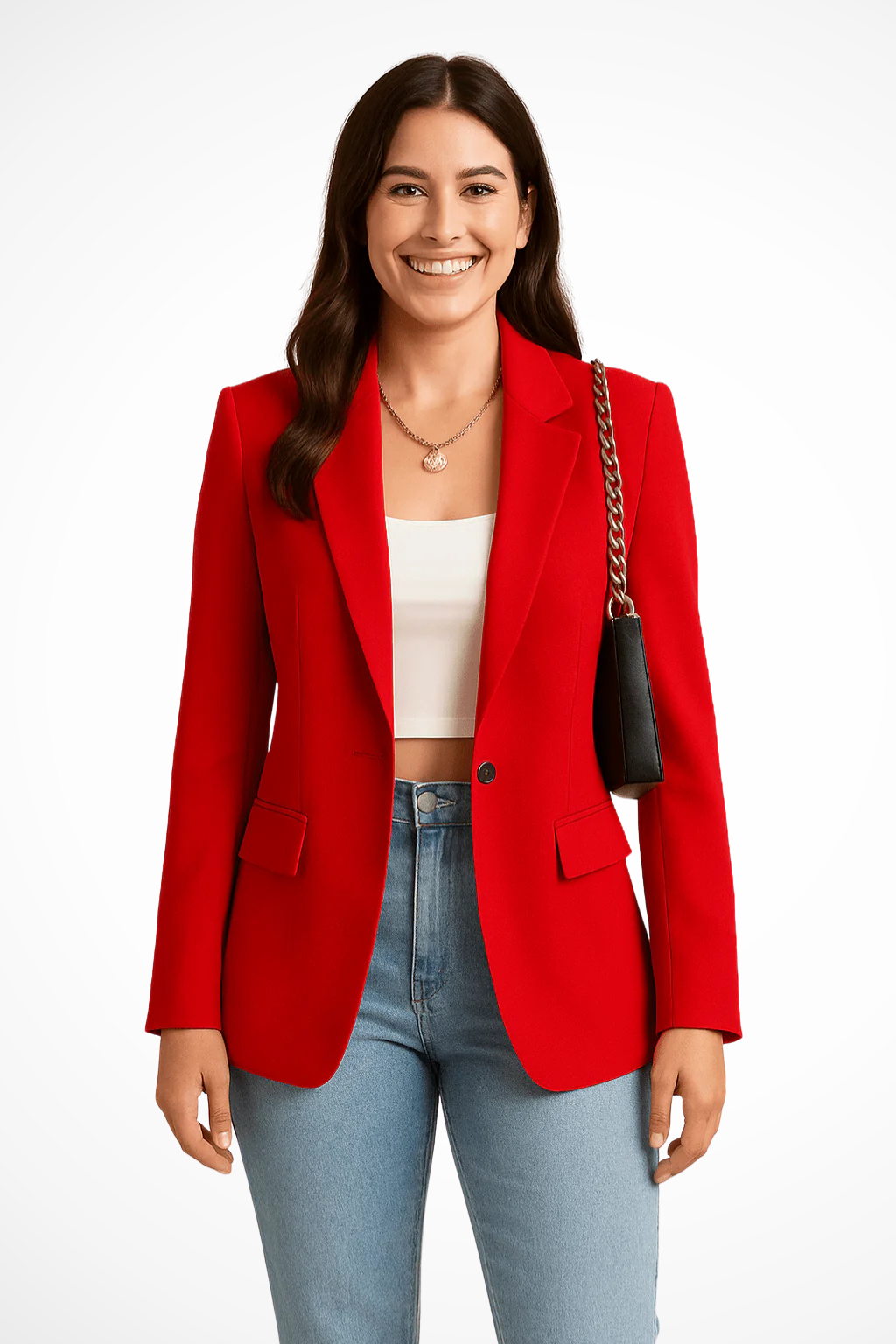 Blazer Mujer Ligero Corte Ajustado