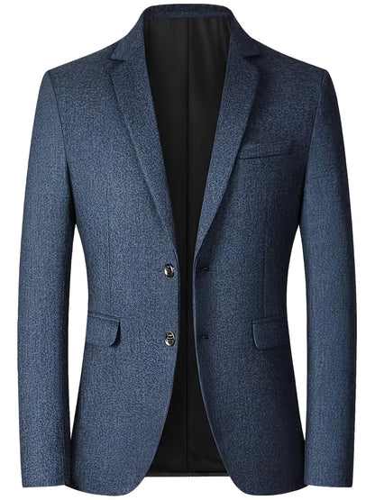 Blazer Hombre con Cierre Dos Botones Corte Clásico