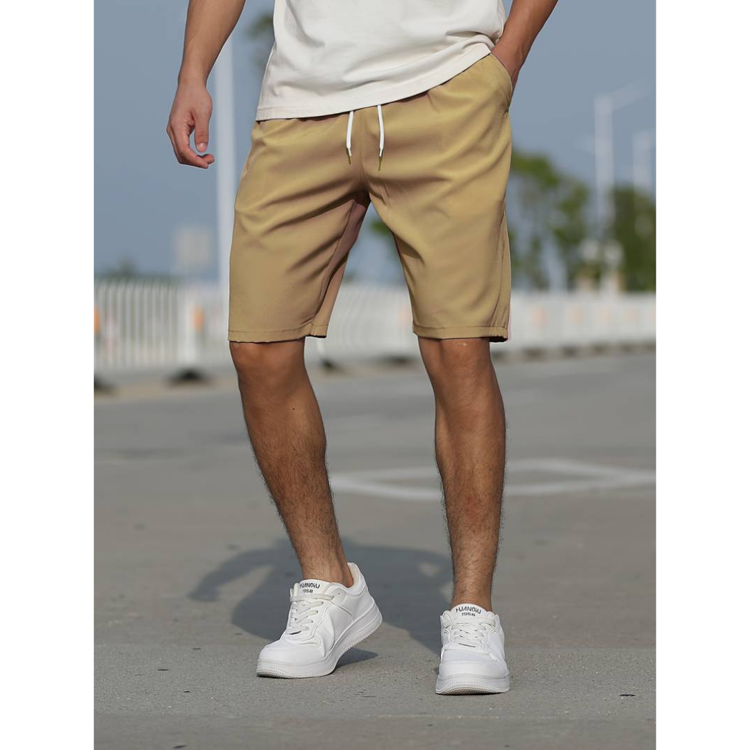 Bermudas Hombre Algodón Cómodas Ajuste Casual