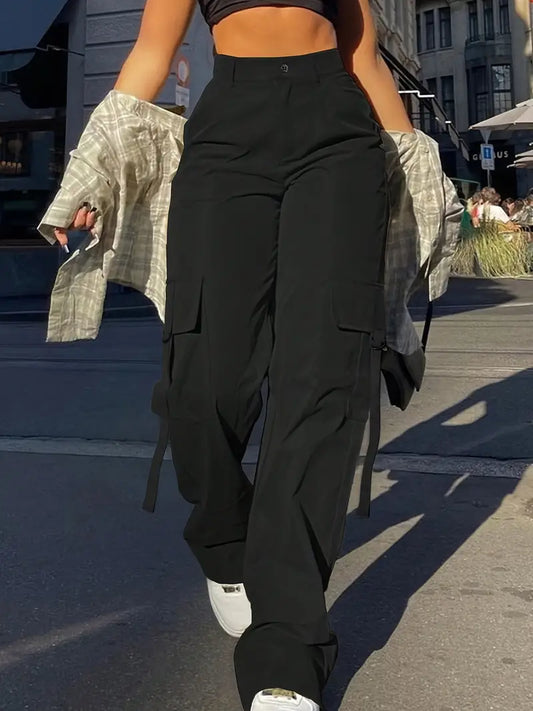 Pantalones Cargo Mujer Algodón Ajuste Estiloso - Mavetta