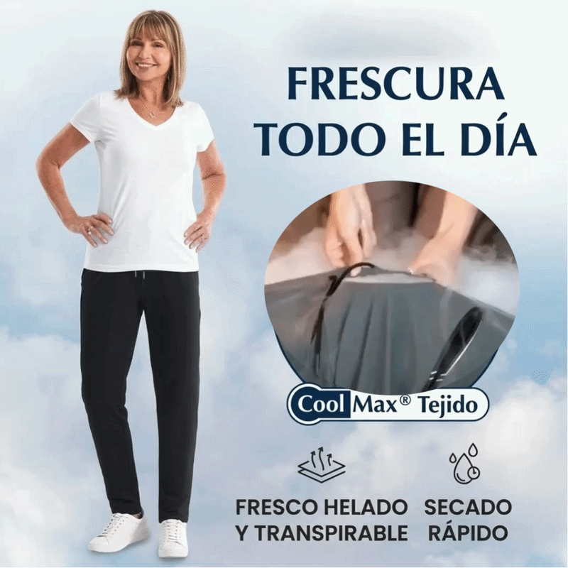 Pantalón casual unisex suave y flexible corte elegante