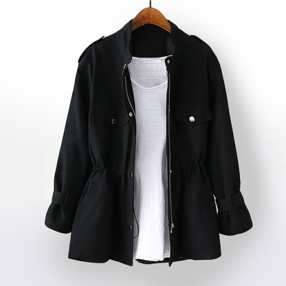 Chaqueta Mujer Elegante Ajuste Clásico