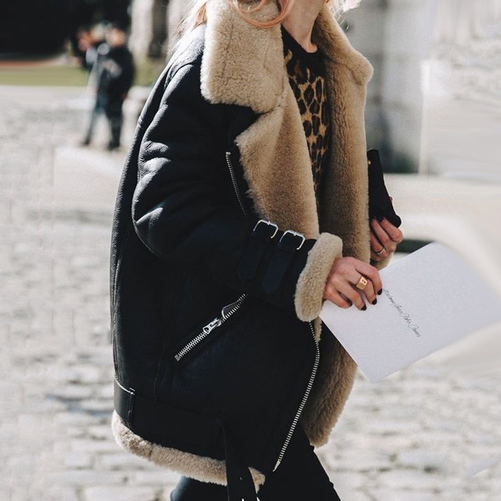Chaqueta Mujer Gruesa Invierno Talla Grande Ajuste Comodo