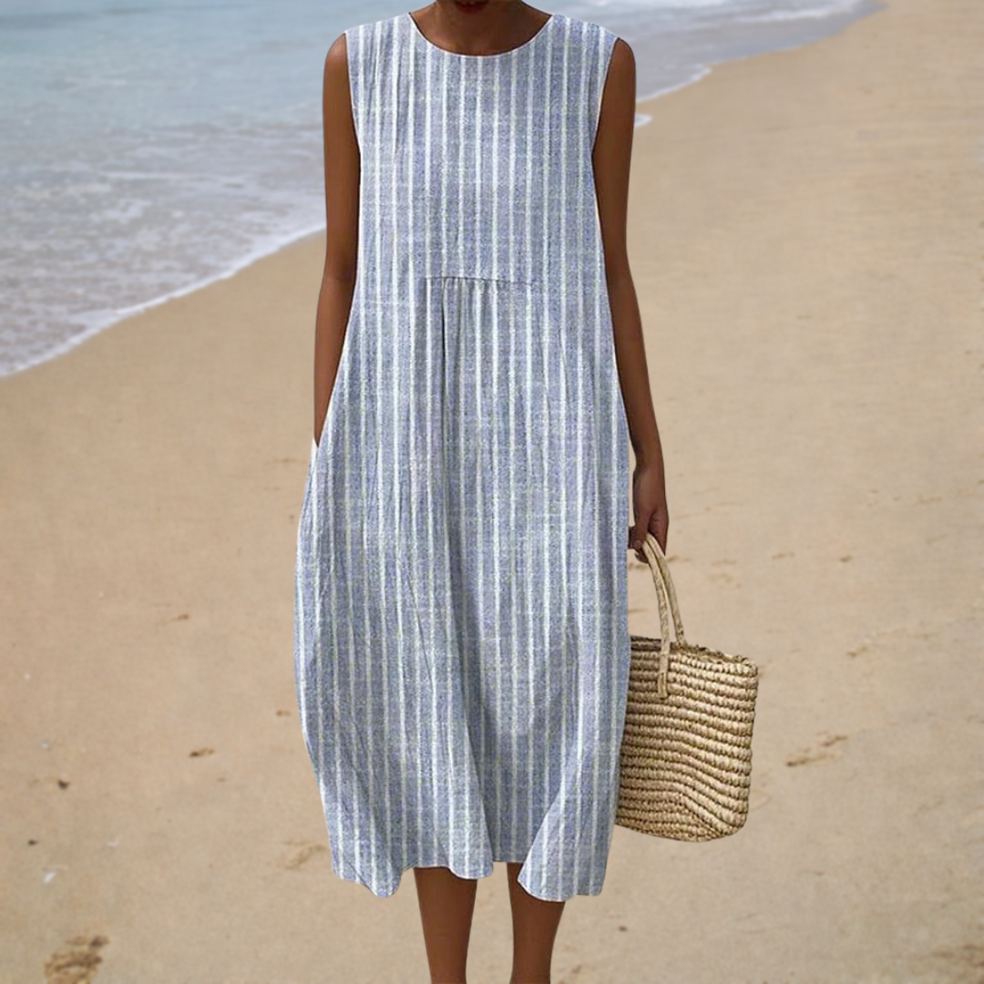 Vestido verano mujer sin mangas cómodo - Mavetta