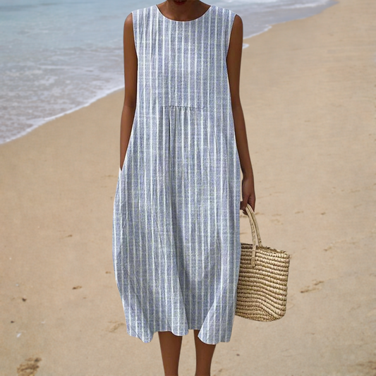 Vestido verano mujer sin mangas cómodo - Mavetta