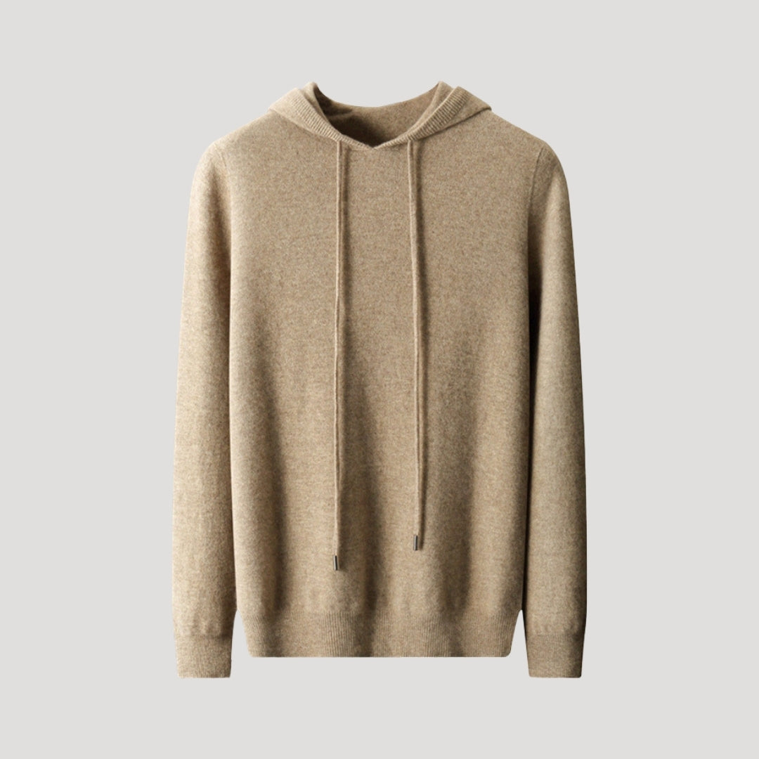 Jersey Hombre de Cachemir con Capucha Primavera - Mavetta