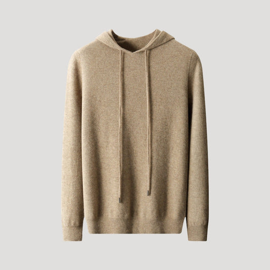 Jersey Hombre de Cachemir con Capucha Primavera - Mavetta