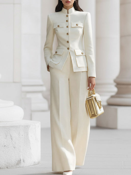 Conjunto Mujer Elegante Detalles Decorativos - Mavetta