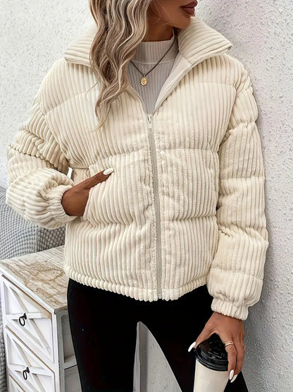 Abrigo Mujer Termico con Cremallera Ajuste Confortable