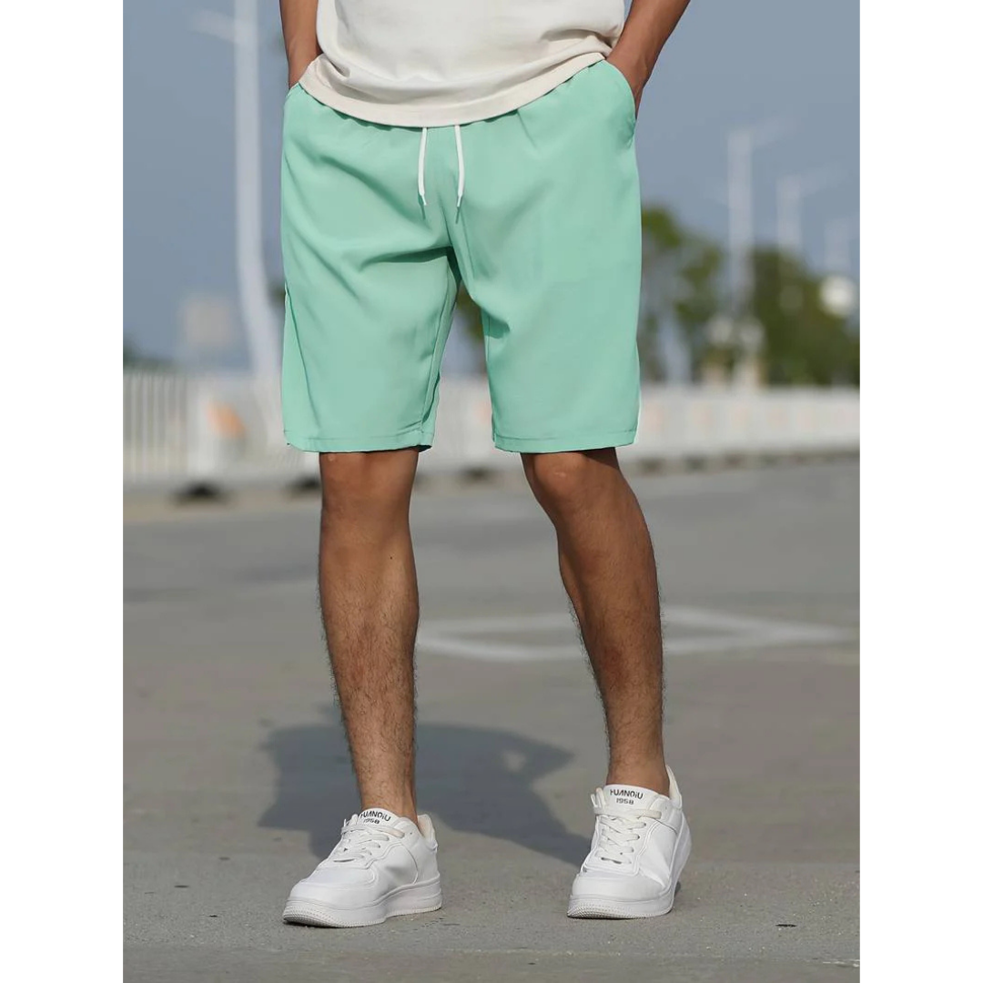 Bermudas Hombre Algodón Cómodas Ajuste Casual