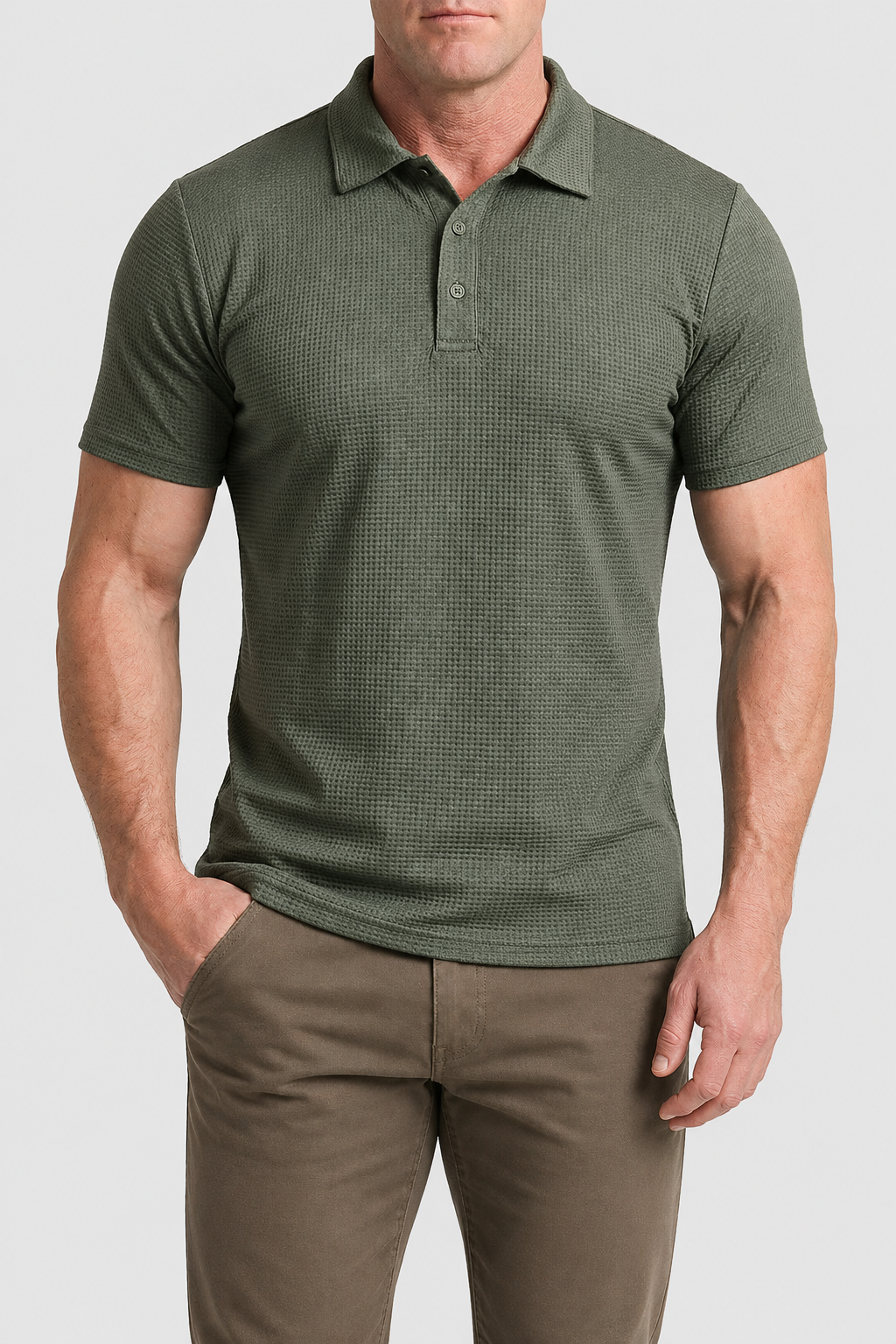 Polo Hombre Algodón Suave Ajuste Cómodo