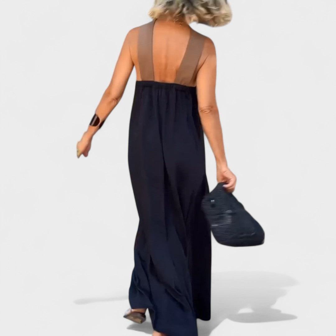 Vestido maxi mujer de verano estilo elegante