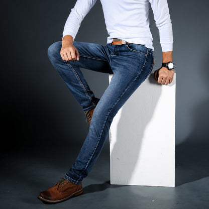 Jeans hombre elásticos slim fit cómodos estilo moderno diario