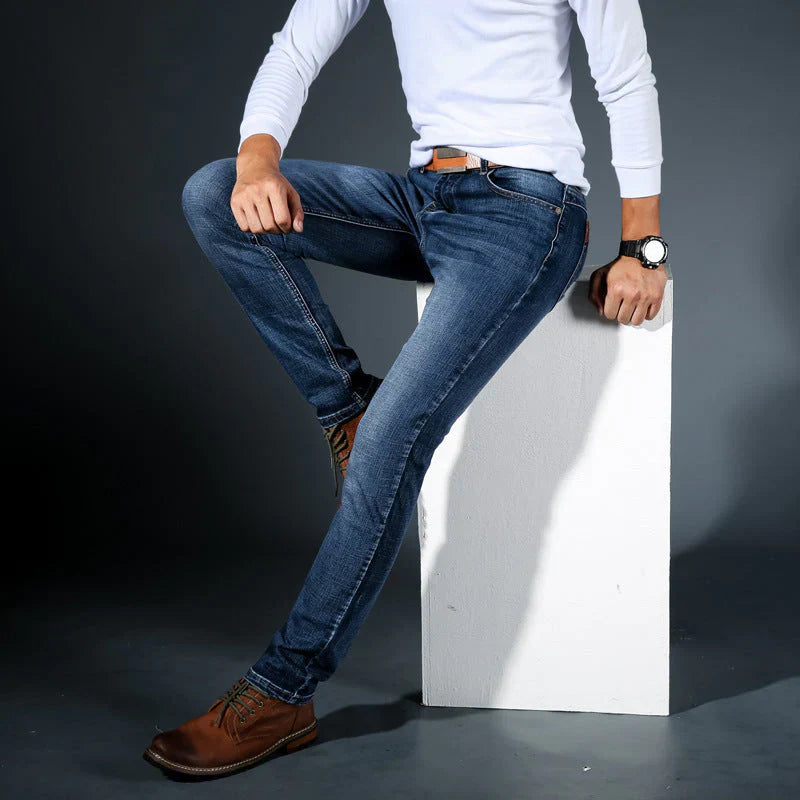 Pantalones vaqueros hombre stretch ajuste cómodo - Mavetta