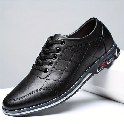 Zapatos Vestir Hombre Piel Sintetica Cordones Suela Goma