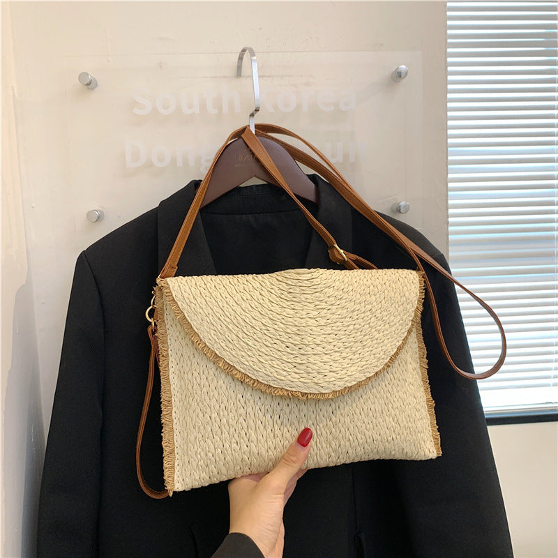 Bolso Mujer Tejido a Mano Estilo Casual