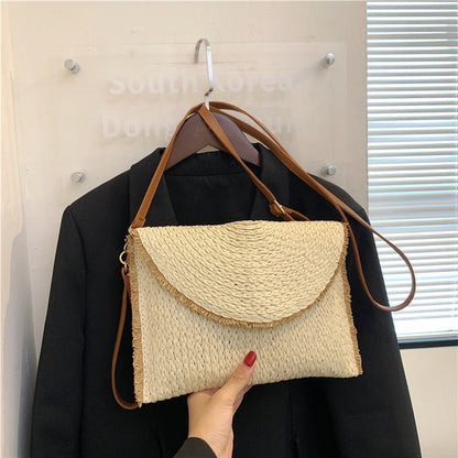 Bolso Mujer Tejido a Mano Estilo Casual