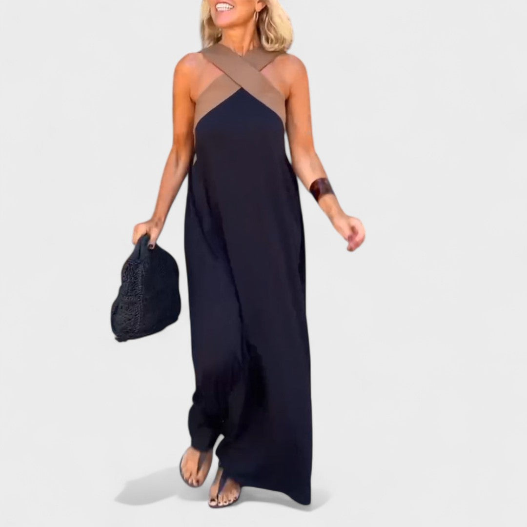Vestido maxi mujer de verano estilo elegante