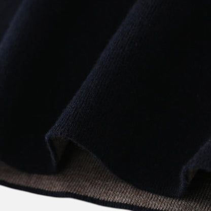 Suéter Hombre Lana Merino Media Cremallera Cuello Semi Alto
