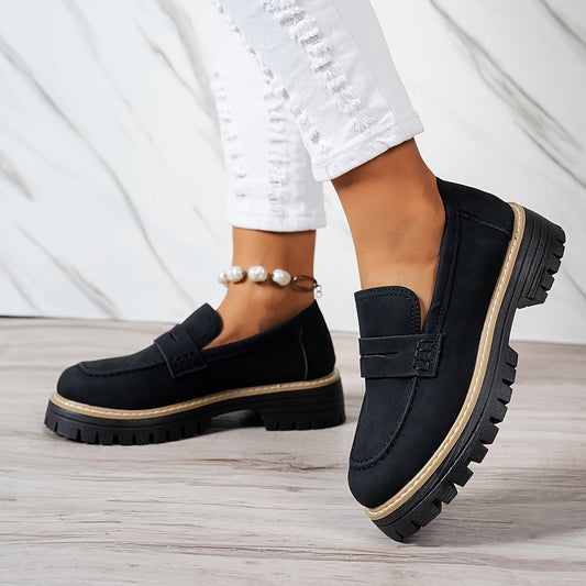 Mocasines Mujer Diseño Retro Suela Gruesa Comodos - Mavetta