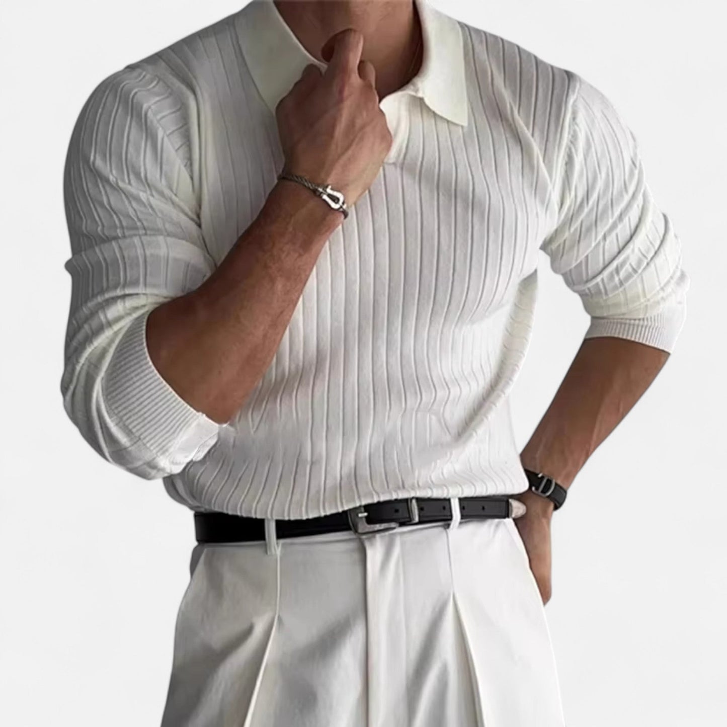 Camisa Polo Hombre Punto Ligero Corte Clasico