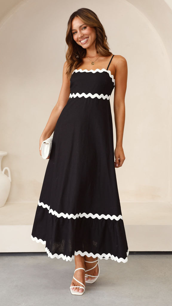 Vestido largo mujer tirantes finos