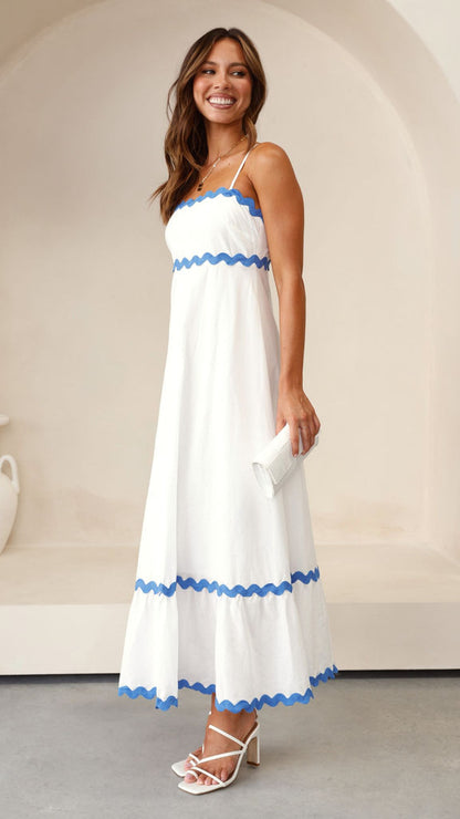 Vestido largo mujer tirantes finos