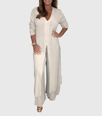 Conjunto Dos Piezas Mujer Estilo Elegante