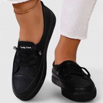 Zapatillas Mujer Clasicas Primavera Bajas con Cordones