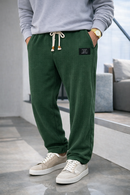 Pantalones Hombre Anchos Comfortfit Elasticos