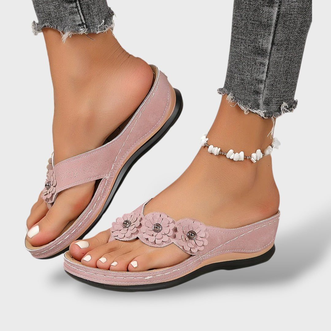 Sandalias ortopédicas mujer slip-on cómodas