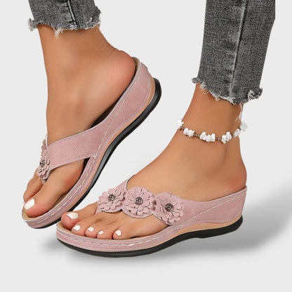 Sandalias ortopédicas mujer slip-on cómodas