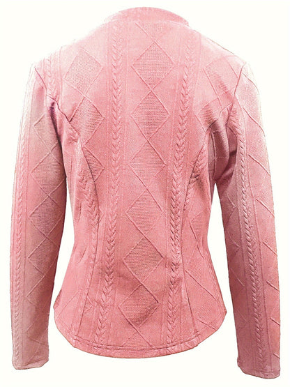 Chaqueta Punto Mujer con Textura Estilo Primavera