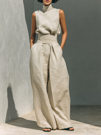 Conjunto Mujer Minimalista Dos Piezas Versátil