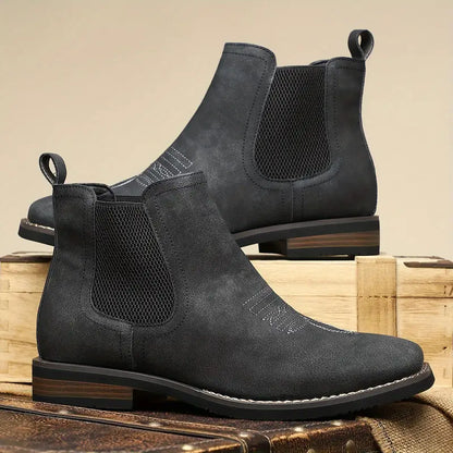 Botines hombre sin cordones ajuste cómodo estilo urbano
