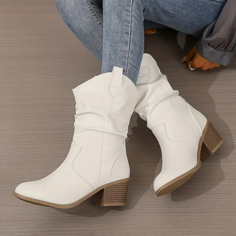 Botas Mujer de Cuero con Diseño Elegante