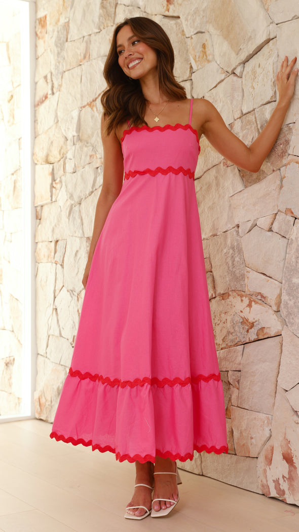 Vestido largo mujer tirantes finos