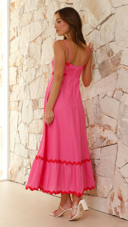 Vestido largo mujer tirantes finos