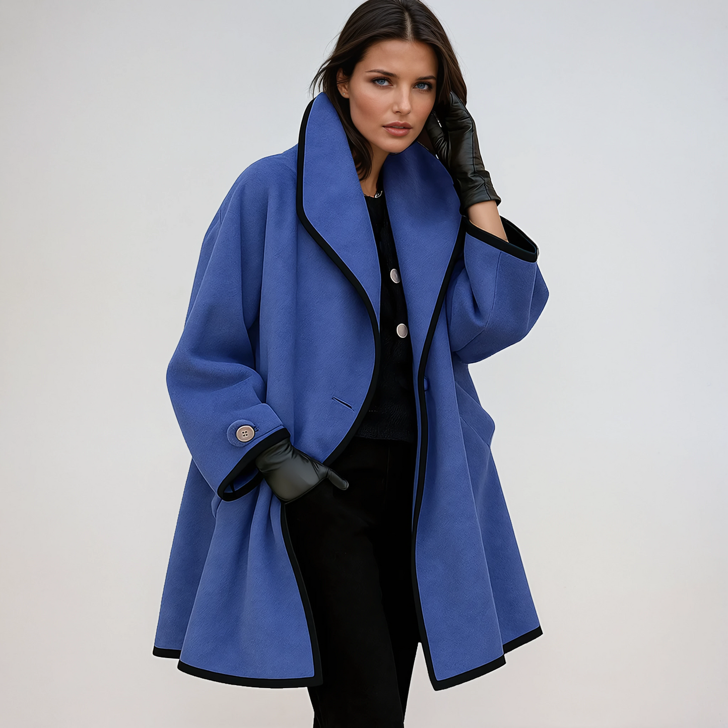 Abrigo Mujer Oversize Gabardina Invierno Diseño
