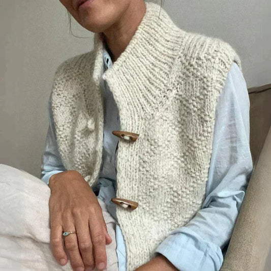 Chaleco Punto Mujer Suave Calido Versatil - Mavetta