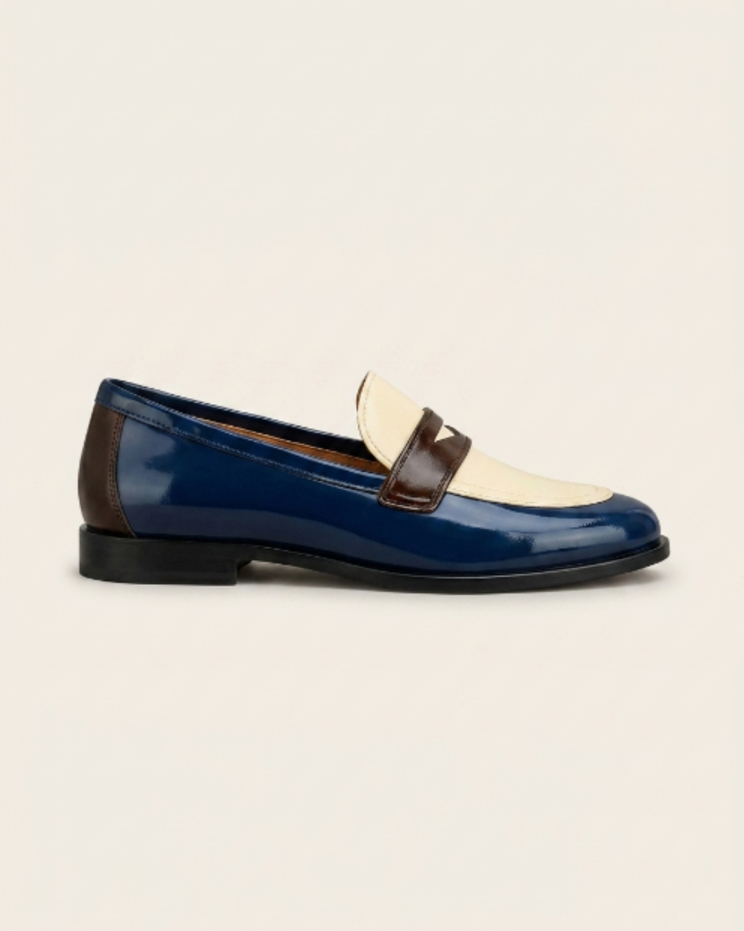 Mocasines Mujer Elegantes Diseño Bicolor Clásico - Mavetta