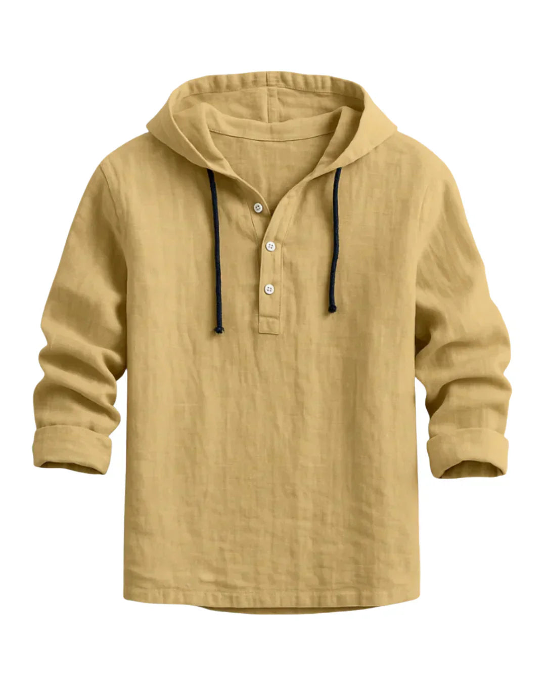 Camiseta con capucha hombre algodón transpirable estilo casual
