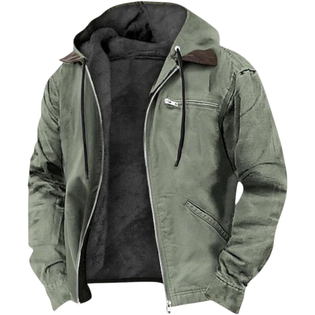 Chaqueta Hombre Casual con Capucha Ligera y Estilo Moderno