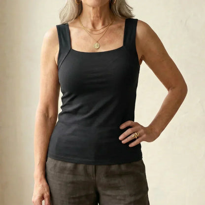 Camiseta Mujer con Sujetador Integrado Ajuste Confortable
