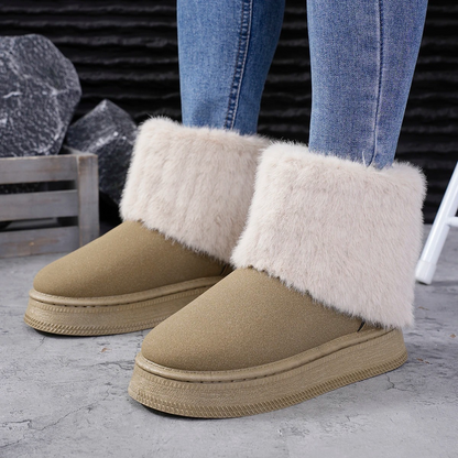 Botas Mujer Invierno Forradas Calidas Ajuste Confortable