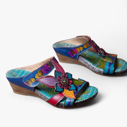 Sandalias Mujer Detalles Trenzados Estilo Bohemio
