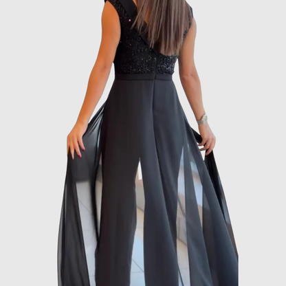 Vestido Mono Mujer Sin Mangas Elegante