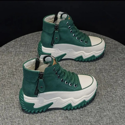 Botines mujer invierno suela flexible cremallera